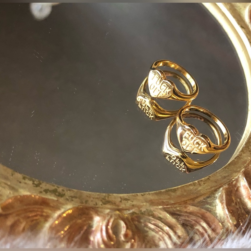 Respectfully F Off Ring - Picture 8 of 10